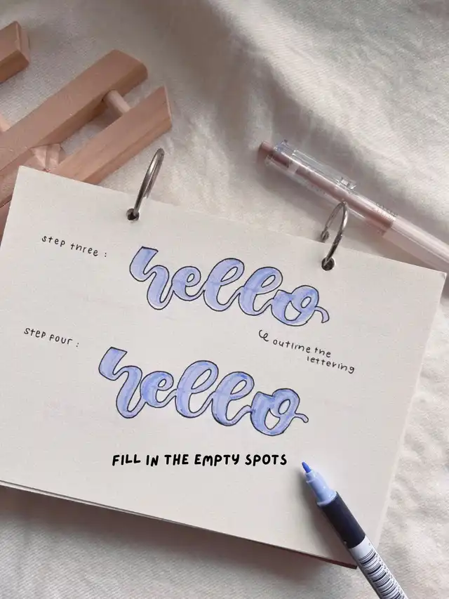chonky handlettering tutorial! (save for later)