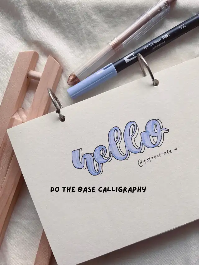 how to make your calligraphy more aesthetic?