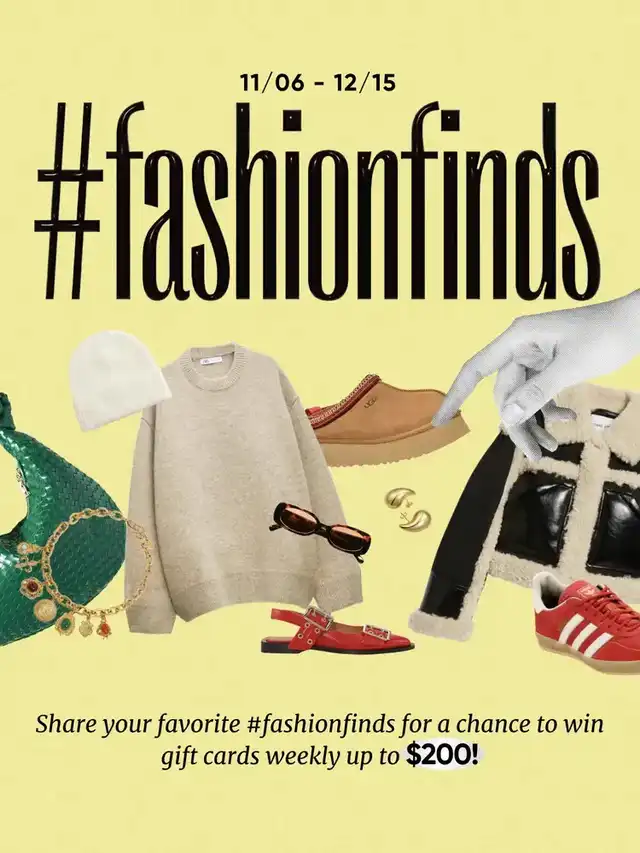 BIG NEWS: #FashionFinds challenge!