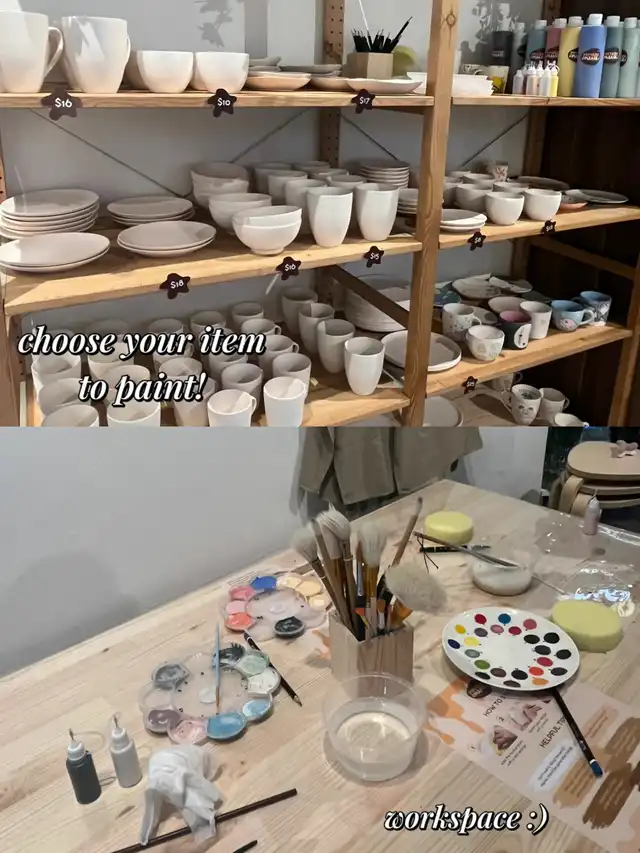 Date idea this week: Pottery Painting