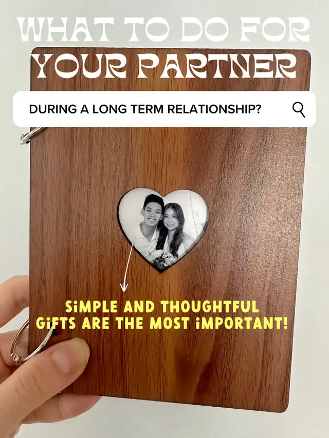 A thoughtful gift for ur partner during an LDR?