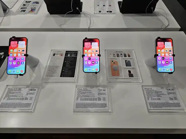 Iphone 15 merchandiser ( install & set up iPhones)