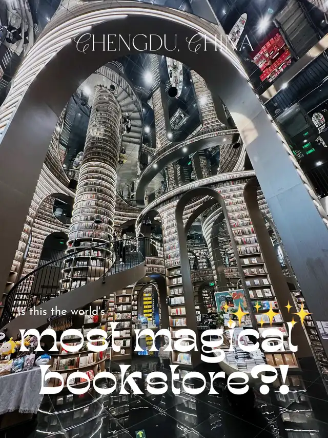 is this the world's most magical bookstore?!