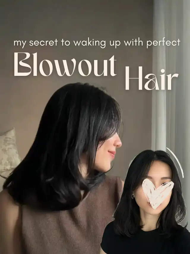 The perfect 90s blowout hair with minimal effort