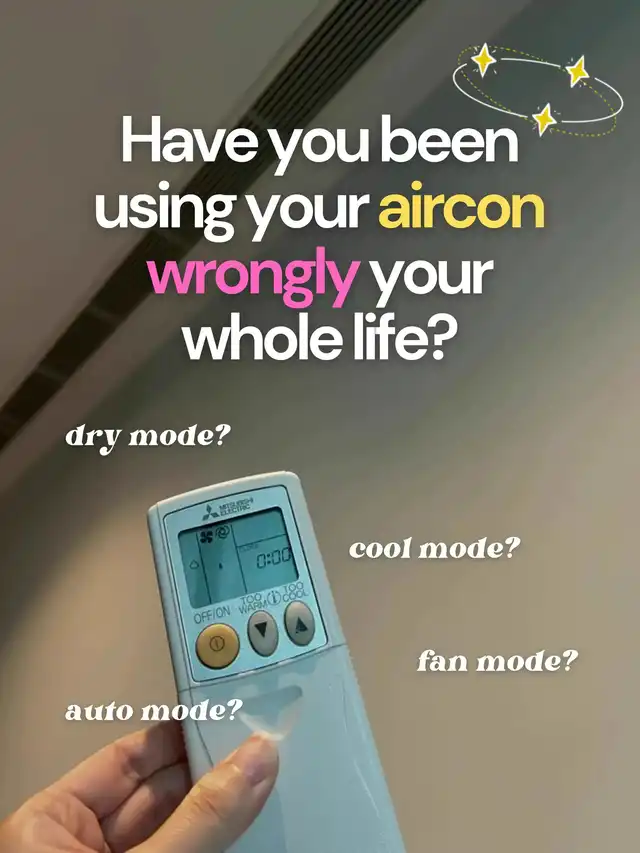 Have you been using your aircon WRONGLY?