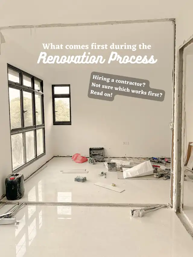 Not sure about the reno process? Here’s ours!