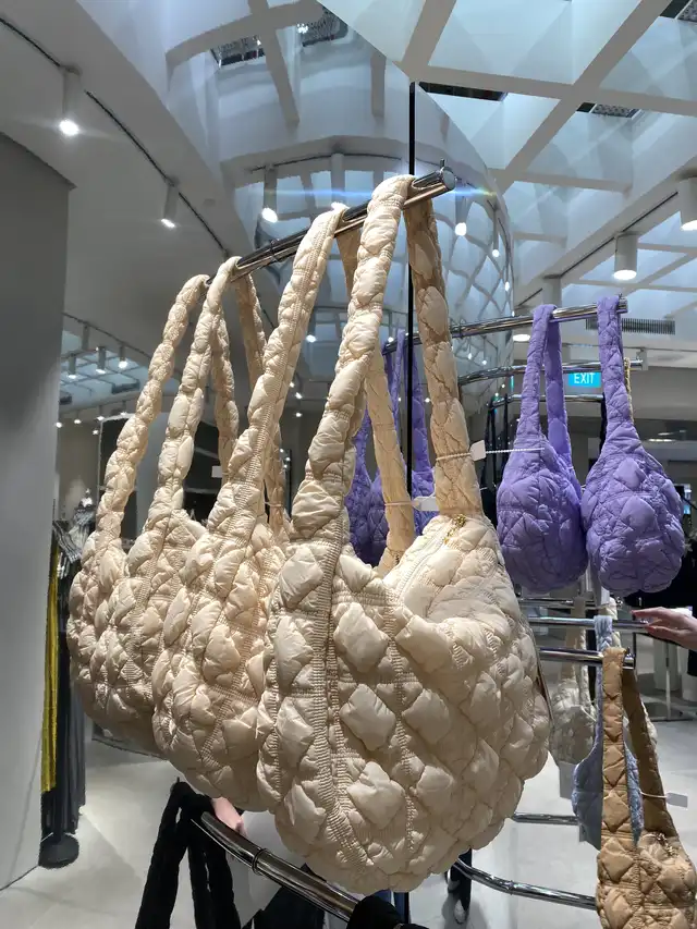 Shop the viral puff bag at TEM new pop up store