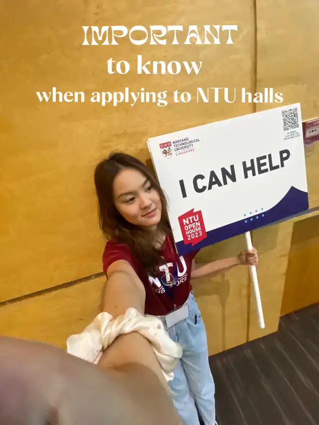 MUST read if you are applying to NTU halls
