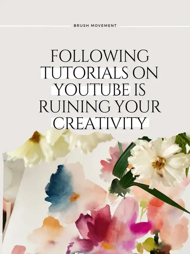 If you watch art tutorials on YOUTUBE- Read This