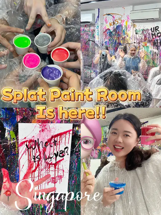 Singapore Venting Splat Paint RoomSuper FUN!!!!!