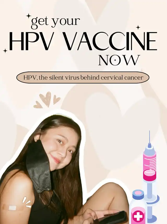 PSA to all guys and girls: GET YO HPV VACCINE!