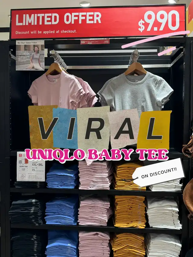 VIRAL UNIQLO BABY TEE ON DISCOUNT??!