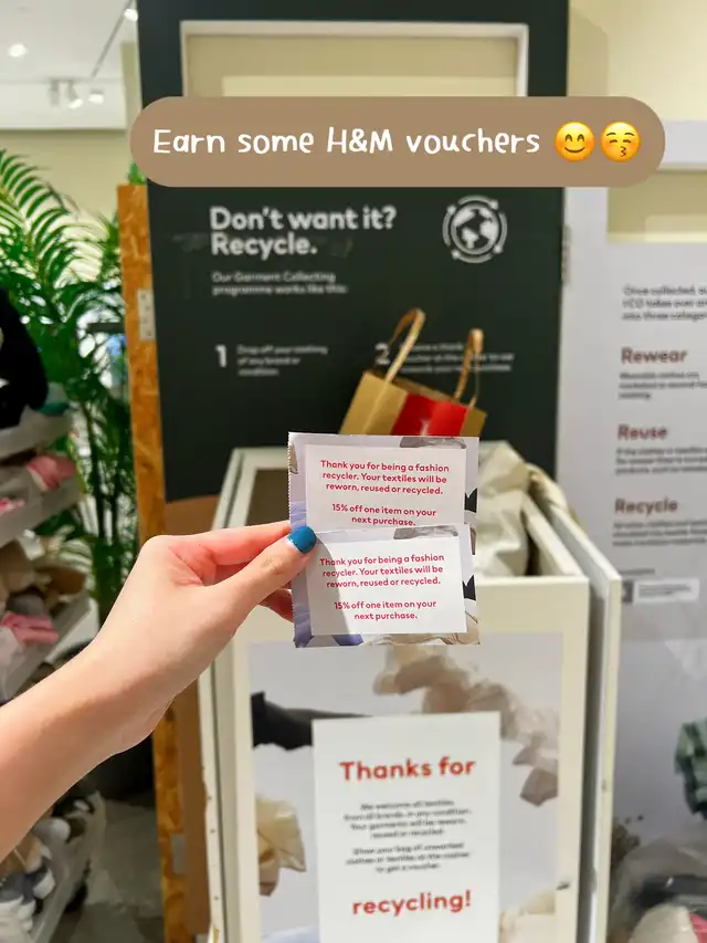 How to earn H&M vouchers