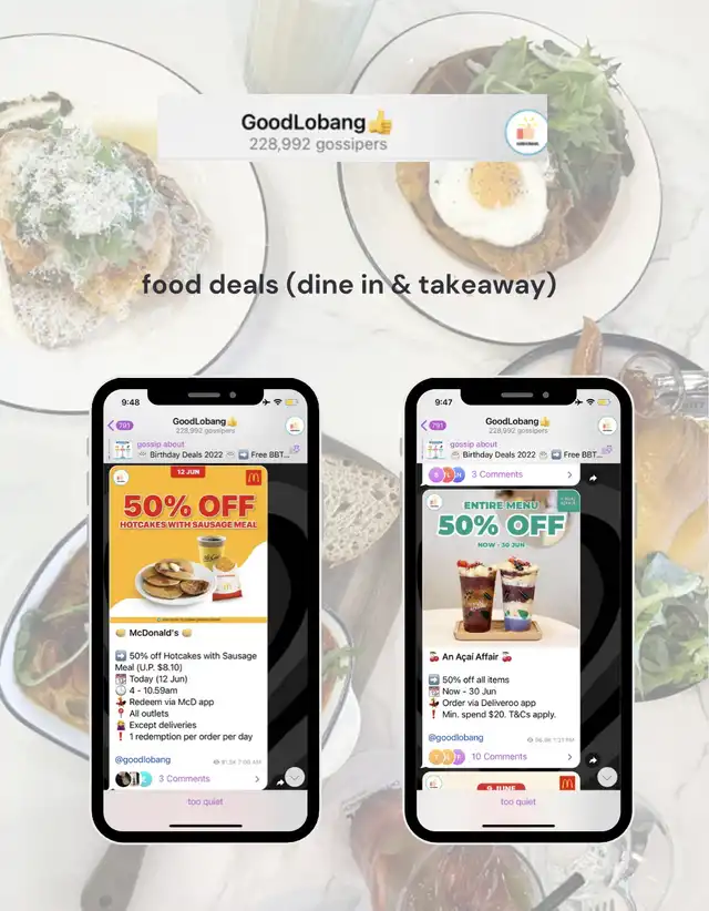TELEGRAM CHANNELS FOR THE BEST DEALS IN SG