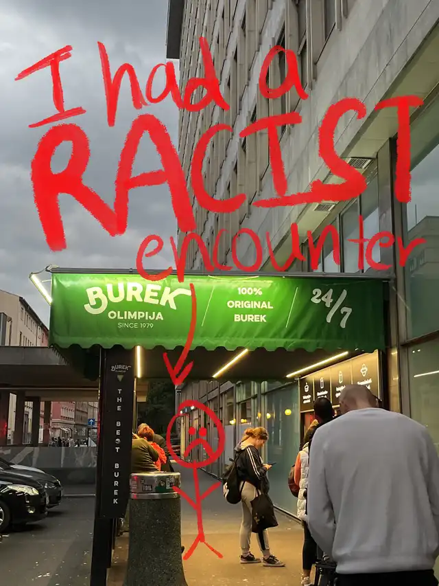 my first RACIST encounter in europe