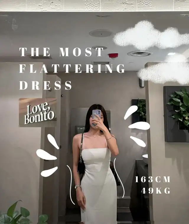 the MOST flattering white dress (PADDED)