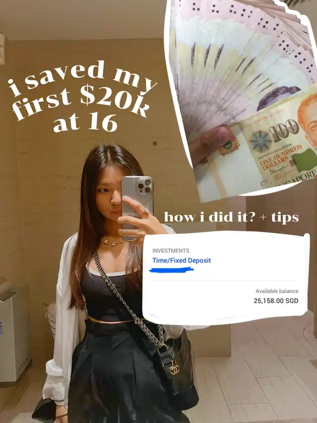how i saved MY FIRST $20K AT 16?!! + TIPS