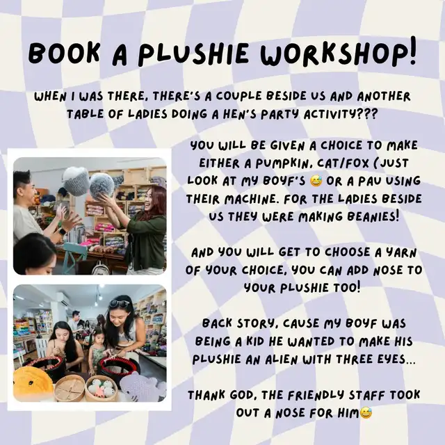 Build a Plushie Workshop!