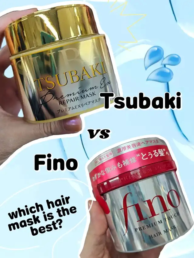 Comparing Tsubaki & Fino hair mask