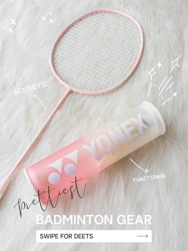 Prettiest badminton gear for $20+ only?!