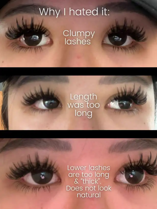Worst lash experience ever