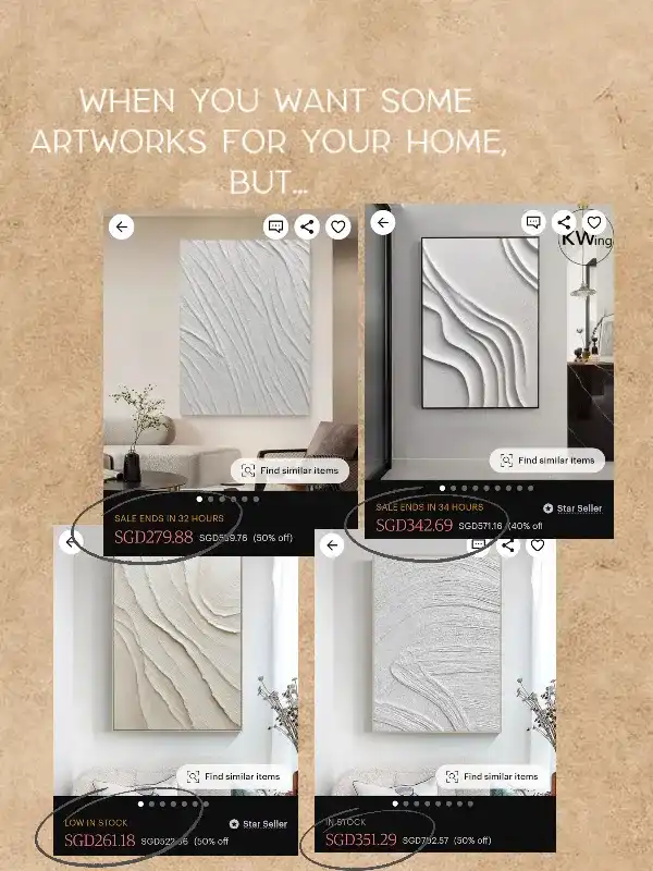 Ways to elevate your home - DIY Textured Art!