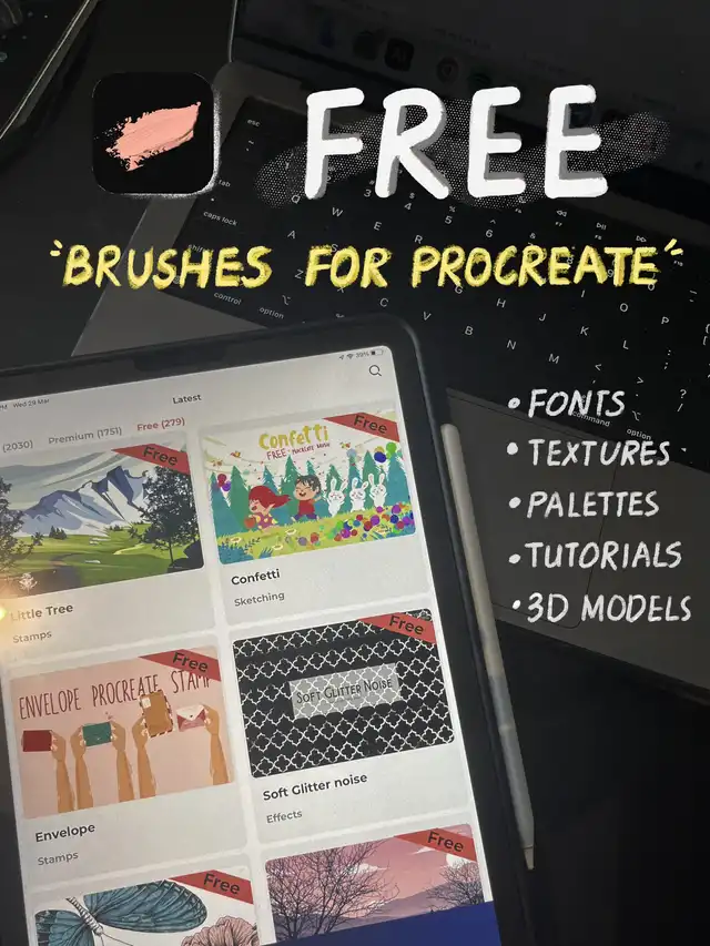 FREE Brushes for Procreate APP