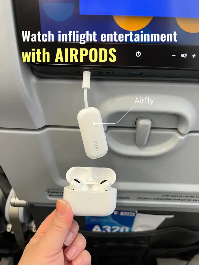 Watch Inflight Entertainment With Airpods ️