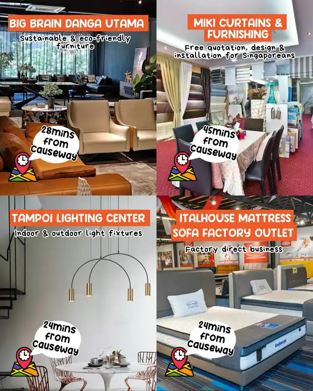 12 Furniture Factory Outlets in JB to Visit
