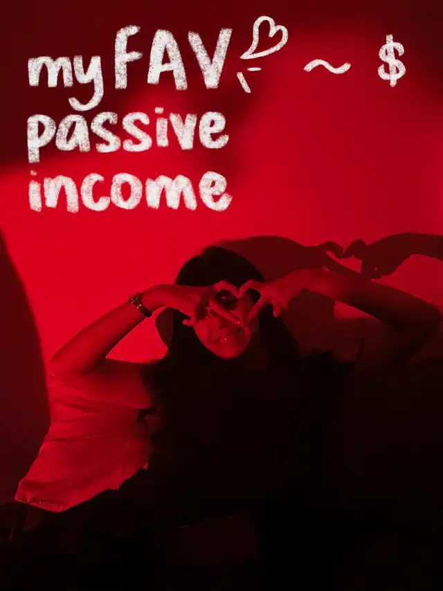 My favourite (& easiest) stream of passive income
