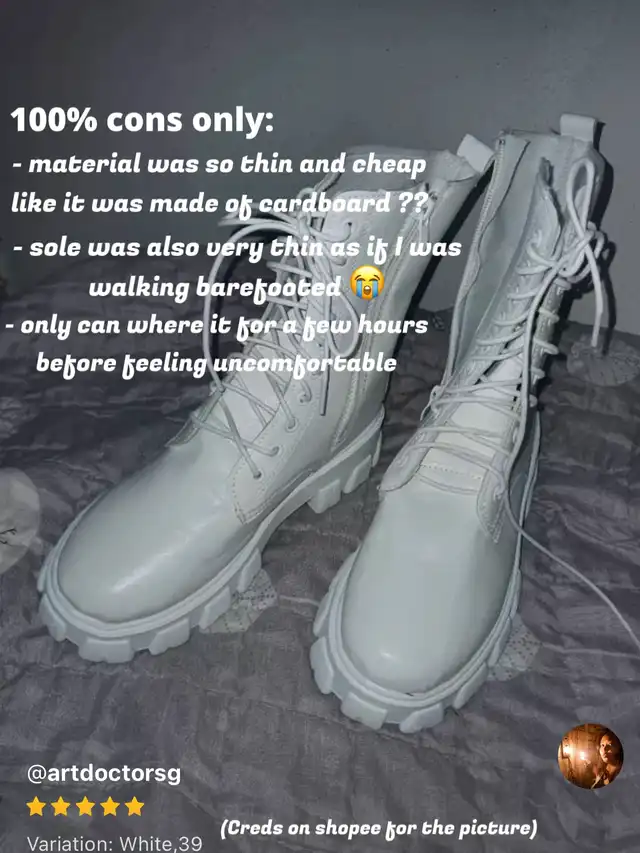 SAVE YOUR MONEY AND DON’T GET THESE BOOTS