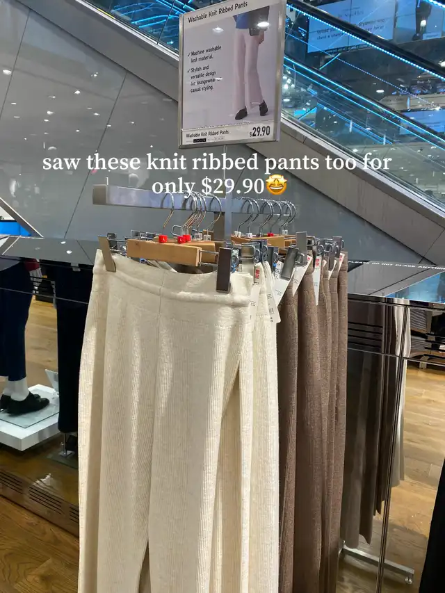 lounge pants reduced to $19?? run to uniqlo now‍️‍️