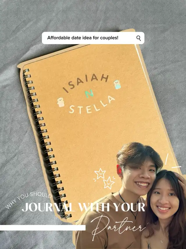affordable date idea: journalling