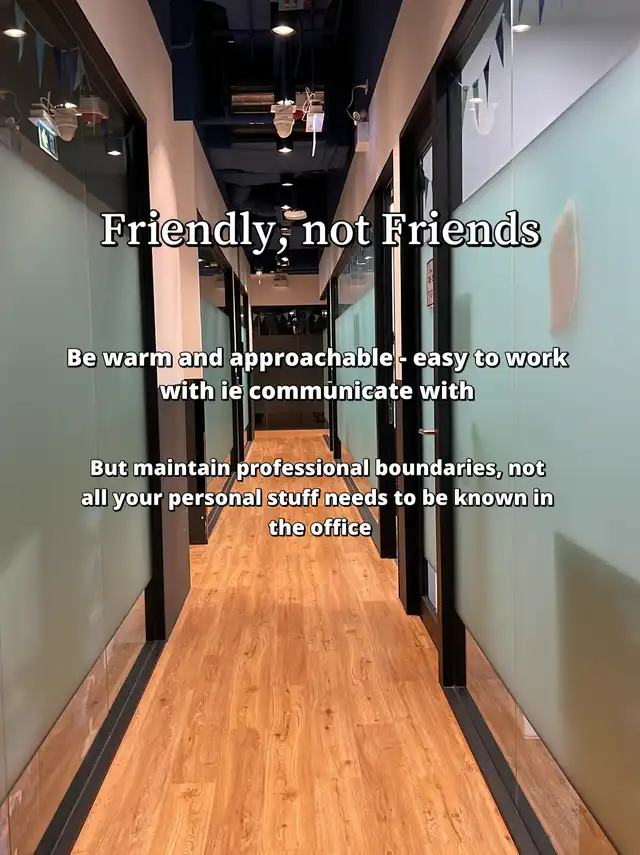 Work friends are NOT friends