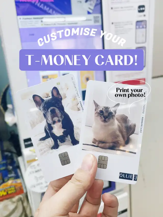 CUSTOMISE YOUR T-MONEY CARD IN KOREA!