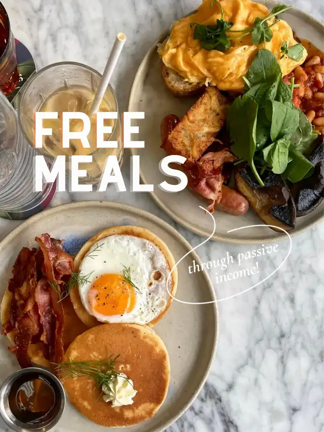 a free meal every month through passive income?