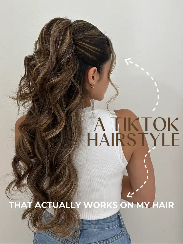 A TikTok hairstyle (that actually works on me)