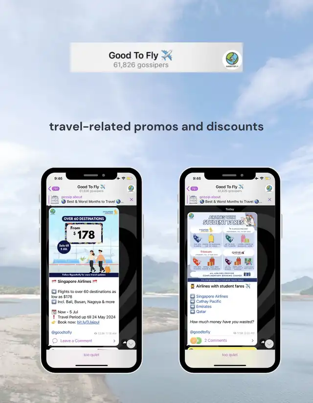 TELEGRAM CHANNELS FOR THE BEST DEALS IN SG