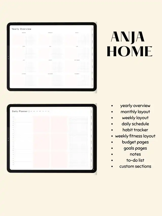 FREE Digital Planners for iPad