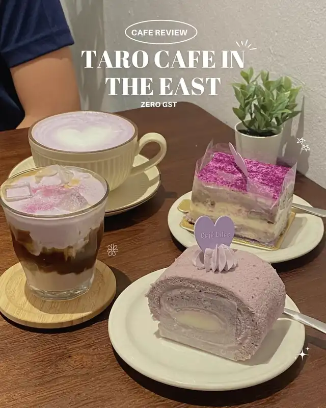 Taro Cafe In the East With Zero GST ️