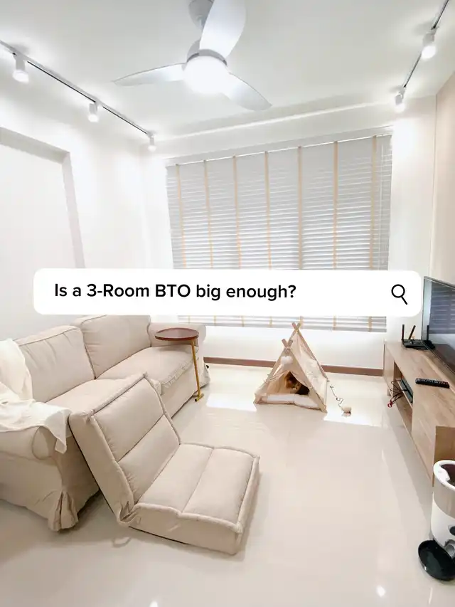 3-Room BTO. Big enough meh?