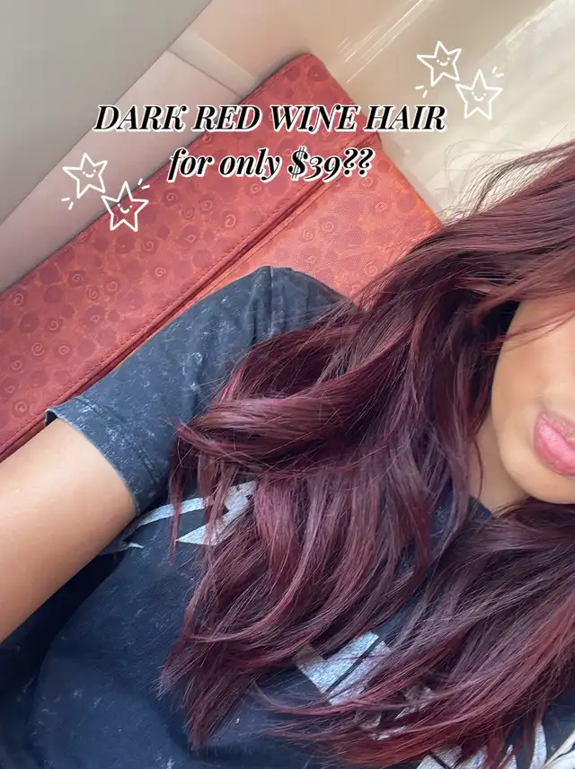 i got the viral RED WINE HAIR!.. for so cheap?!?
