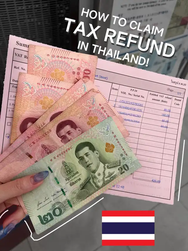 How I got $$$ via TAX REFUND in Thailand!
