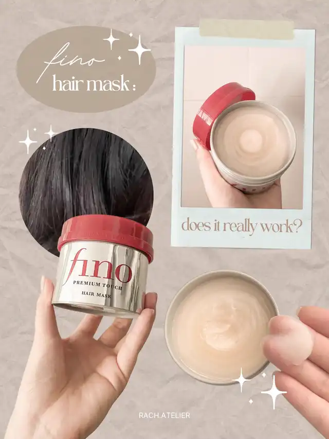 i finally tried out the viral FINO hair mask